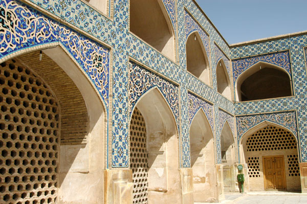 Northwest corner of courtyard, Jameh Mosque