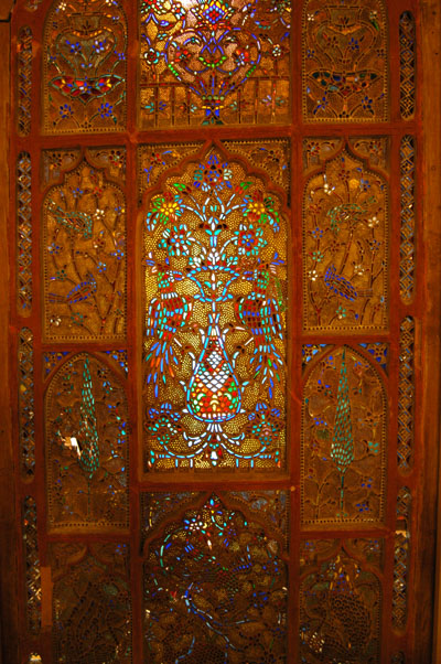 Stained glass windhow, Chehel Sotun Palace
