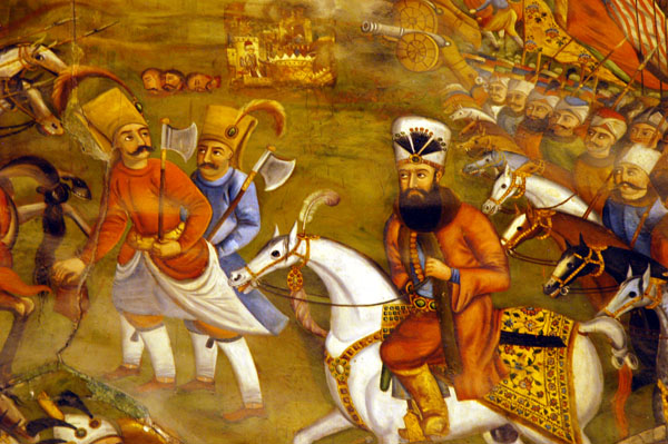 Mural 4:  The Persians in battle with the Turks