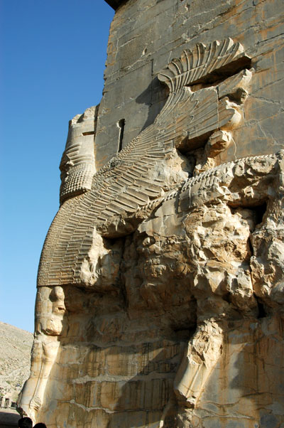 Assyrian human-headed winged bull