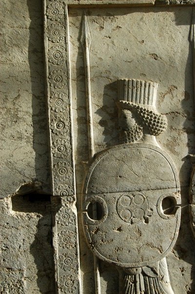 Persian soldier relief, Persepolis