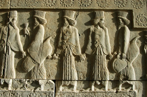 Reliefs depicting representatives of the 28 nations of the Persian Empire