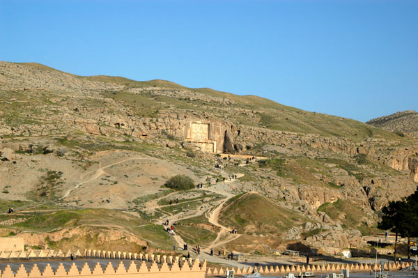 Tomb of Artaxerxes III in the southeast corner of Persepolis