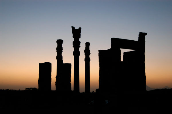 Gate of All Lands (Xerxes' Gate) at dusk, Persepolis