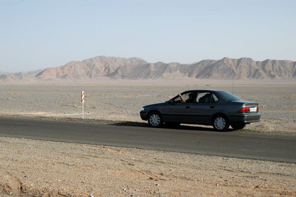 Stopping in the desert