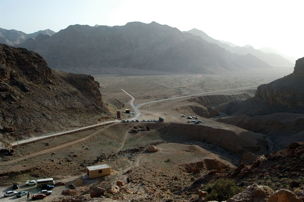 View from the Zoroastrian site at Chak Chak