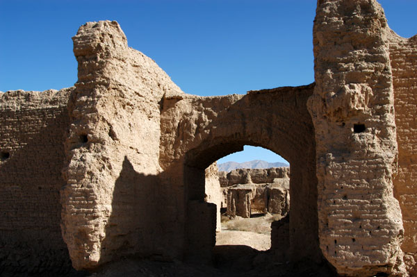 Gate to the caravanserai near Deh-e Shir
