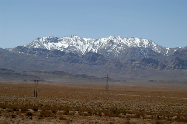 Main range of the Zagros Mountains along the Isfahan-Shiraz Highway