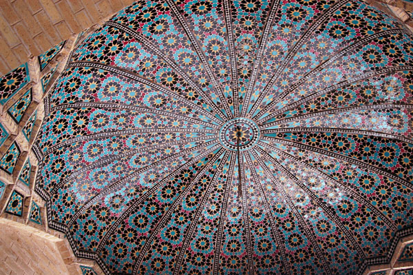 Dome under the entrance, Nasir-ol-Molk Mosque, Shiraz (19th C)