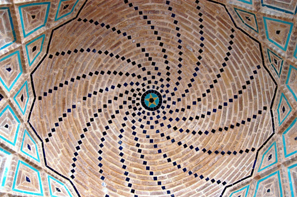 Brick and tiled dome, Masjid-e Vakil, Shiraz