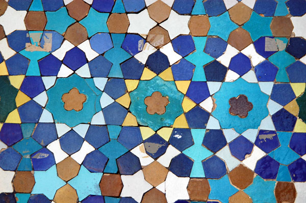 Mosaic tilework, Regent's Mosque