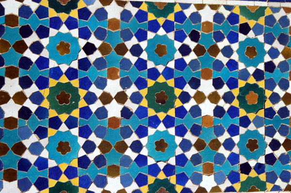 Mosaic tilework, Regent's Mosque