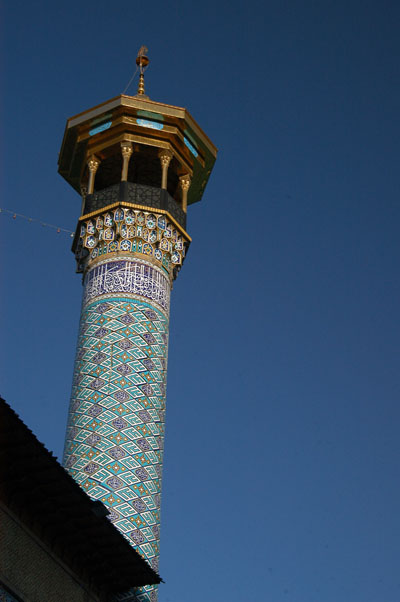 Minaret, Mausoleum of Shah-e Cheragh