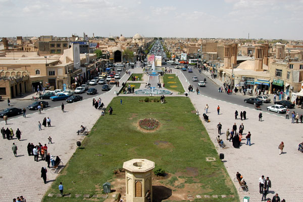 Looking west from the top of the Amir Chakhmaq