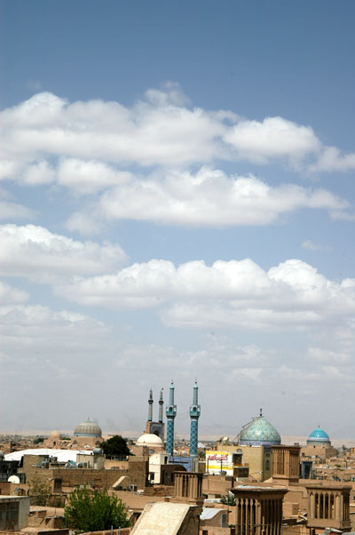 Old town Yazd from the Amir Chakhmaq