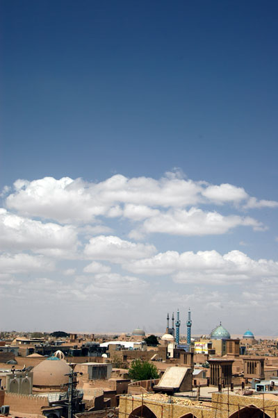 Old town Yazd from the Amir Chakhmaq