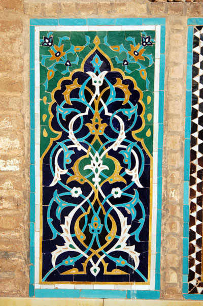 Mosaic stonework, Jameh Mosque, Yazd