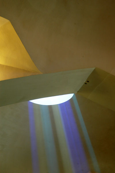 Skylight in the dining room of the Moshir Al-Mamalek Hotel, Yazd