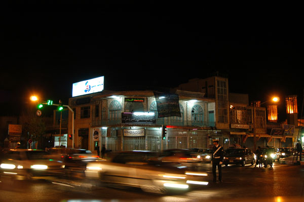 Imam Khomeini Street at Qeyam Street, Yazd