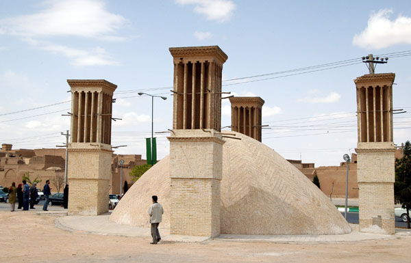 Ab Anbar Rostam Giv, an underground water supply ventilated by 4 Badgirs (windtowers)