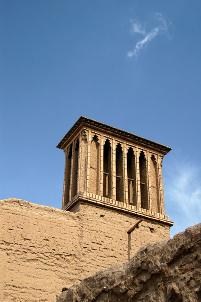 Another of Yazd's windtowers, locally called Badgirs