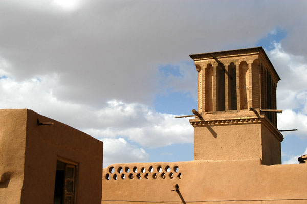 Badgir of Yazd west of the Jameh Mosque near Madraseh-e Kamalieh