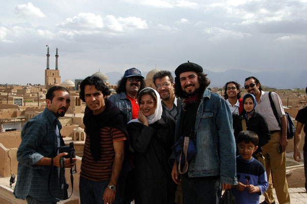 My Iranian Kurdish artists friends touring Yazd