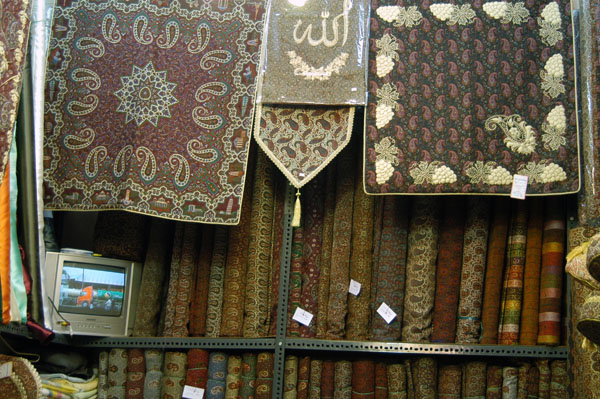 Yazd cloth in the bazaar