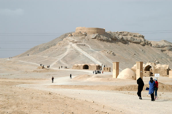 The lower hill has the Tower of Silence for the Zoroastrian women