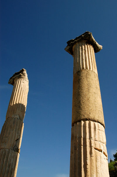 Columns at the Peristyle House 6-7th C. AD