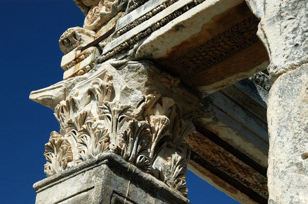 Detail of the Temple of Hadrian, Ephesus