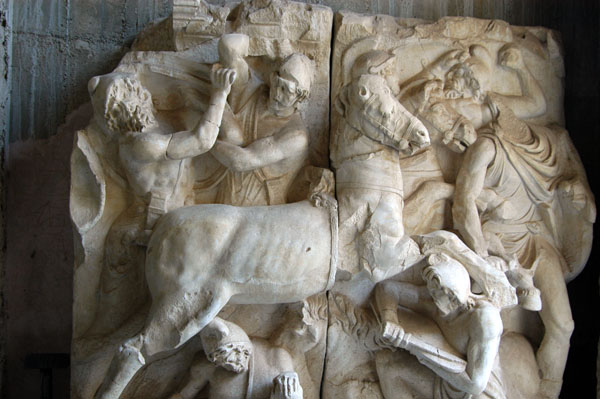 Cast of a portion of the Parthian Monument now at the Ephesus Museum in Vienna (part of the Kunsthistorisches Museum Wien)