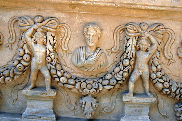 Detail of a sarcophagus, Ephesus Museum