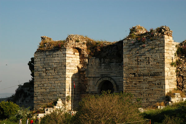 The fortified gateway to the precinct containing the ruins of the Basilica of St. John, Seluk