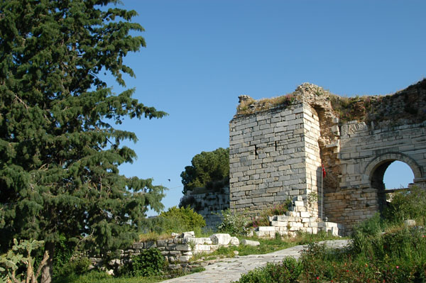 Entrance to the Basilica of St. John ruins, Seluk