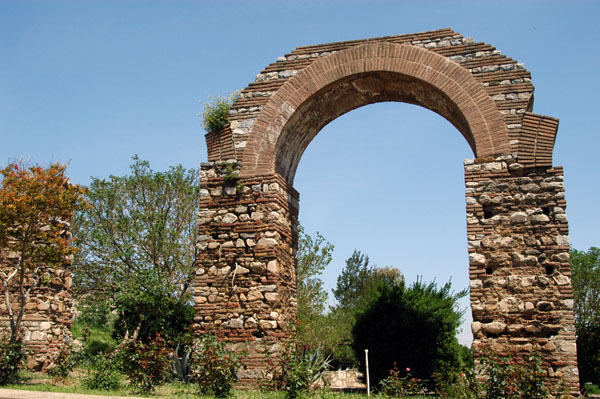 Part of the old Byzantine aqueduct on St. John Street, Seluk