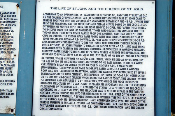 History of St. John in Ephesus and the Basilica of St. John