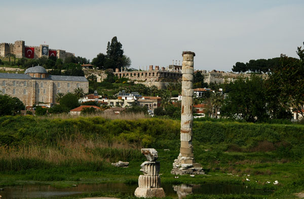 The pitiful remains of the Temple of Artemis, once one of the Seven Wonders of the World