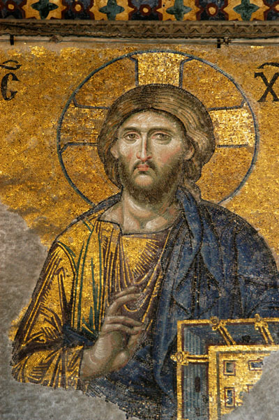Deisis - famous mosaic of Christ and the Last Judgement Day