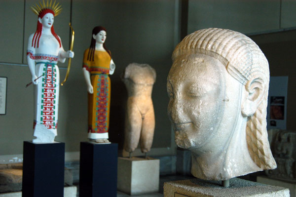 Head of a Kouros, Samos, Archaic Period, 6th C. BC