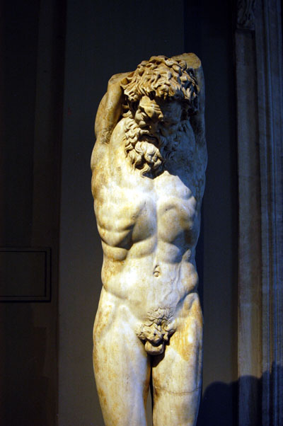Marsyas, the Phrygian Satyr who challenged Apollo, Roman copy of 3rd C. BC original, Tarsus