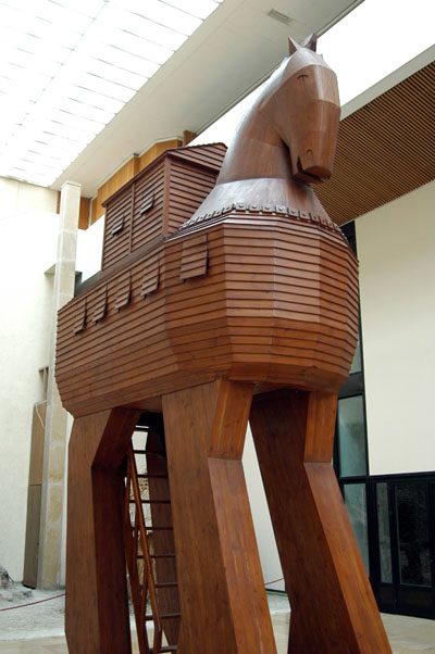 Kids mockup of the Trojan Horse
