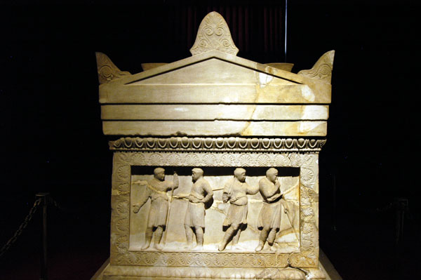 Satrap Sarcophagus, Royal Necropolis of Sidon, 5th C. BC