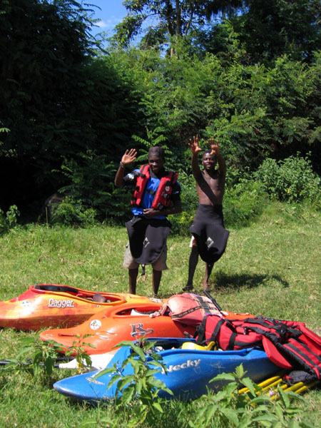 2 of the kayakers that came with us