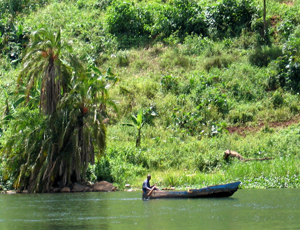 Ugandan canoe