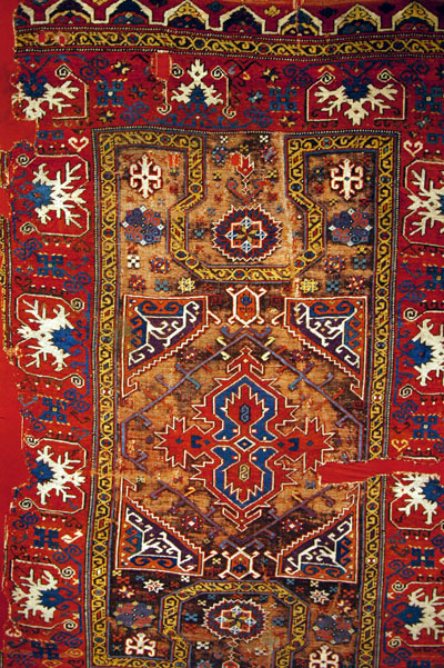 Prayer carpet, Konya (Bellini type) 18th C, Tomb of Haseki Hürrem Sultan, Istanbul