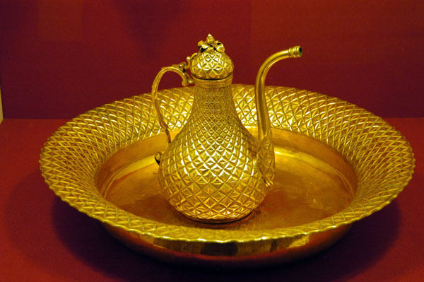 Tombak Ewer-Basin Set, Ottoman Period, 1286 A.H. (1870)