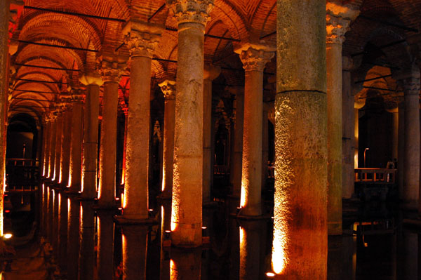Basilica Cistern, featured in From Russia With Love