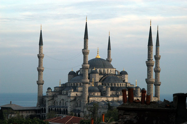 Istanbul's Blue Mosque built during the reign of Sultan Ahmet I (1603-1617)
