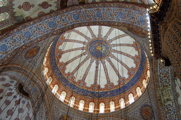 Main dome of the Sultanahmet (Blue) Mosque